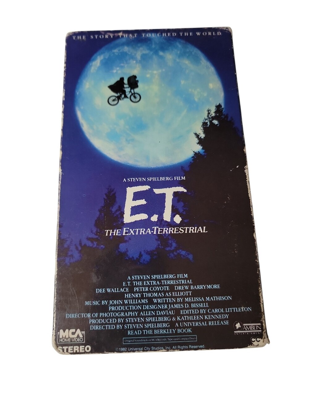 1982 E.T. The Extra-Terrestrial VHS Movie